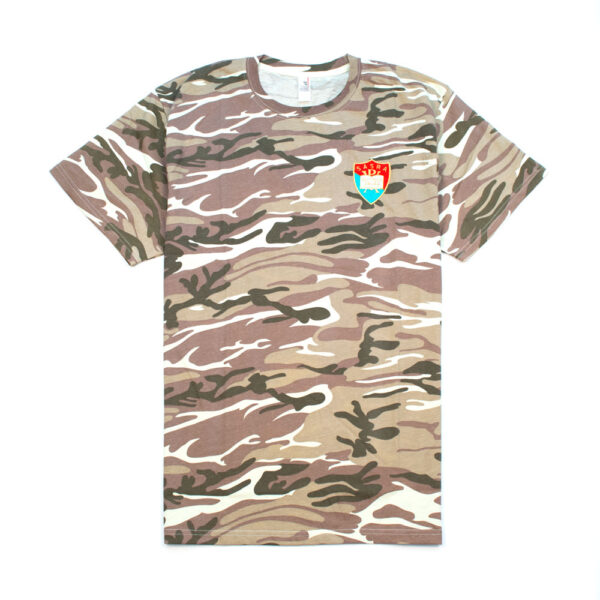SASRA Camouflage t-shirt front