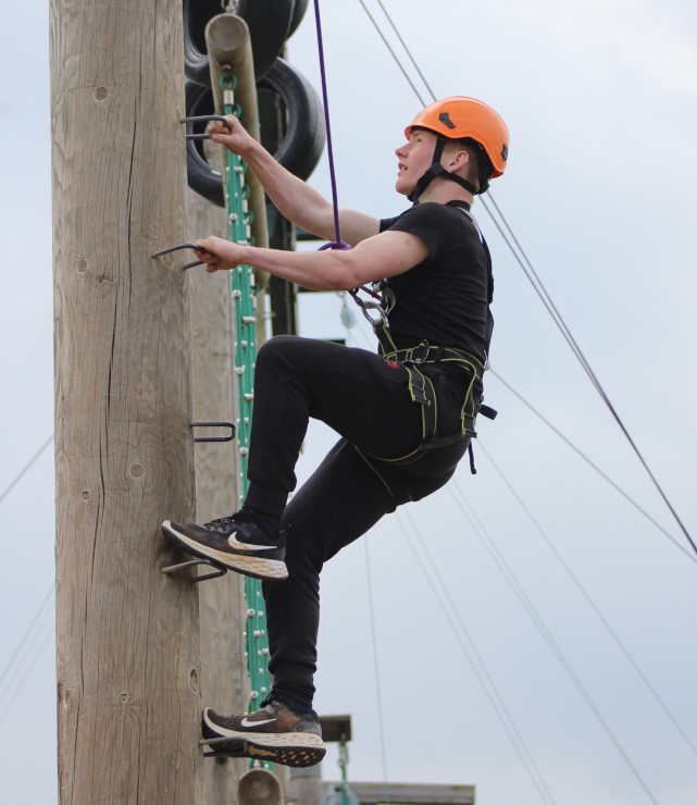 Xercise 2023 high ropes course. © SASRA