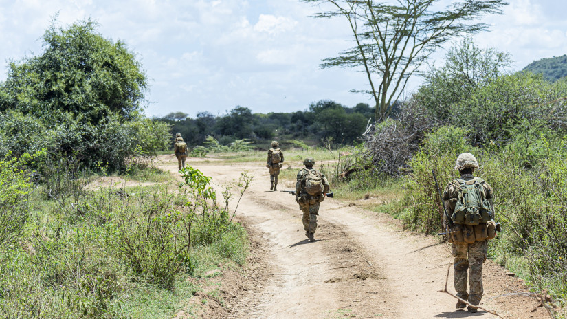 The British Army Training Unit Kenya (BATUK) provides demanding training to exercising units preparing to deploy on operations or assume high-readiness tasks. UK MOD © Crown copyright 2020.
