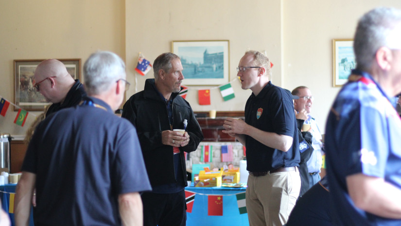 Peter (right) enjoyed attending the outreach week this year as a Scripture Reader recruit after having participated in the Tattoo in 2022. ©SASRA