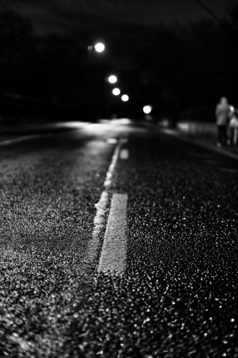 Road at night