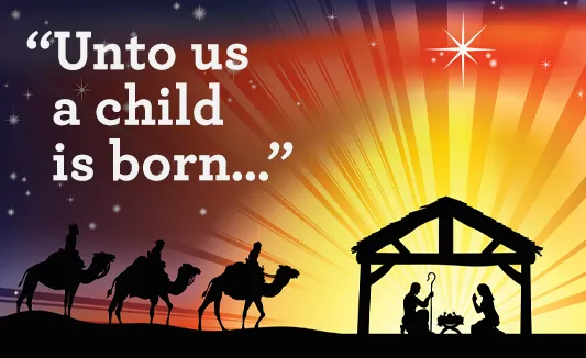 "Unto us a child is born…"