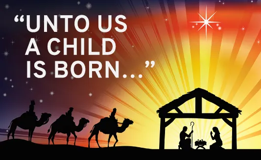 "Unto us a child is born…"