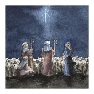 Christmas Card - Shepherds (front)