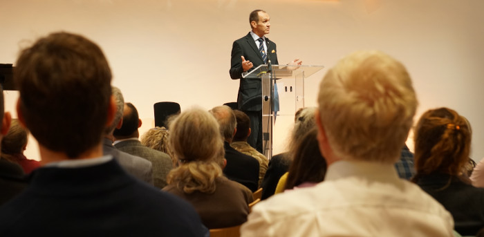 SASRA's Executive Director speaking at Our Day 2025. © SASRA