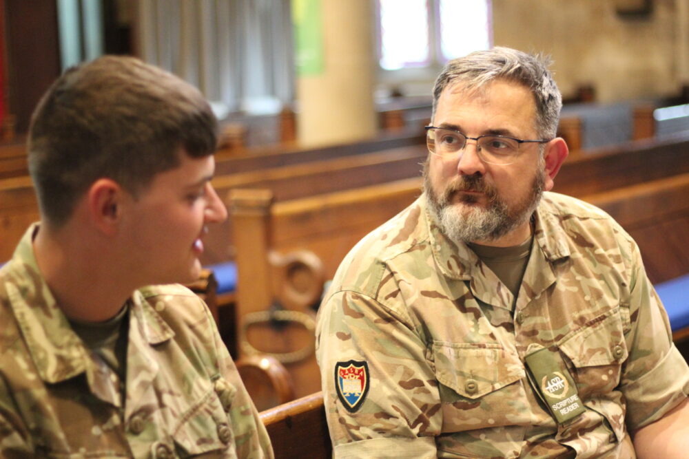 Soldier and ASR in conversation